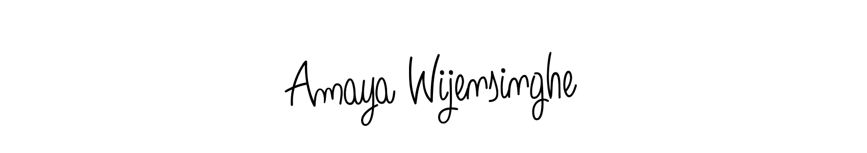 Also You can easily find your signature by using the search form. We will create Amaya Wijensinghe name handwritten signature images for you free of cost using Angelique-Rose-font-FFP sign style. Amaya Wijensinghe signature style 5 images and pictures png