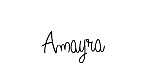 How to make Amayra name signature. Use Angelique-Rose-font-FFP style for creating short signs online. This is the latest handwritten sign. Amayra signature style 5 images and pictures png
