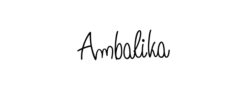 The best way (Angelique-Rose-font-FFP) to make a short signature is to pick only two or three words in your name. The name Ambalika include a total of six letters. For converting this name. Ambalika signature style 5 images and pictures png