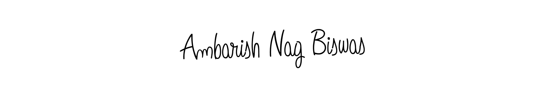 You can use this online signature creator to create a handwritten signature for the name Ambarish Nag Biswas. This is the best online autograph maker. Ambarish Nag Biswas signature style 5 images and pictures png