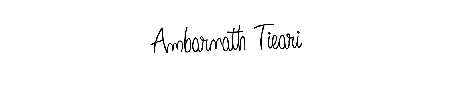 Design your own signature with our free online signature maker. With this signature software, you can create a handwritten (Angelique-Rose-font-FFP) signature for name Ambarnath Tieari. Ambarnath Tieari signature style 5 images and pictures png