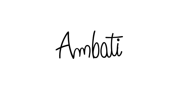 How to Draw Ambati signature style? Angelique-Rose-font-FFP is a latest design signature styles for name Ambati. Ambati signature style 5 images and pictures png