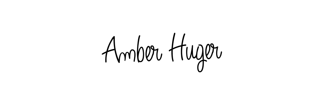 Design your own signature with our free online signature maker. With this signature software, you can create a handwritten (Angelique-Rose-font-FFP) signature for name Amber Huger. Amber Huger signature style 5 images and pictures png