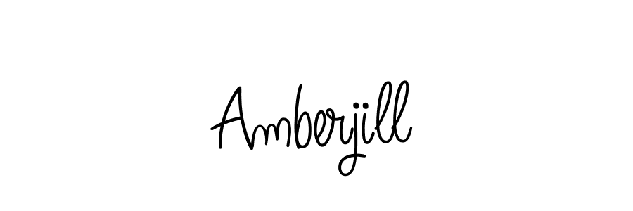 Once you've used our free online signature maker to create your best signature Angelique-Rose-font-FFP style, it's time to enjoy all of the benefits that Amberjill name signing documents. Amberjill signature style 5 images and pictures png