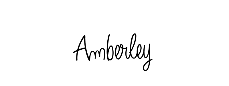 Design your own signature with our free online signature maker. With this signature software, you can create a handwritten (Angelique-Rose-font-FFP) signature for name Amberley. Amberley signature style 5 images and pictures png