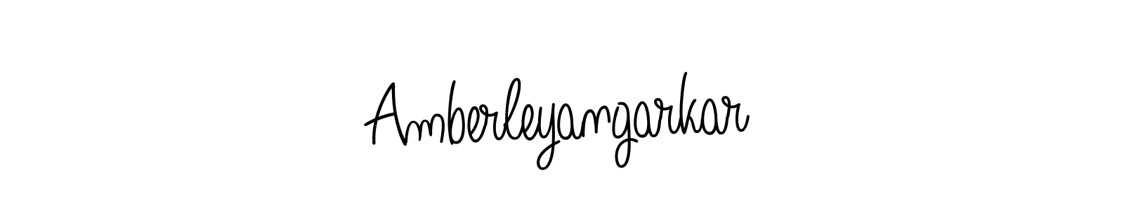 Amberleyangarkar stylish signature style. Best Handwritten Sign (Angelique-Rose-font-FFP) for my name. Handwritten Signature Collection Ideas for my name Amberleyangarkar. Amberleyangarkar signature style 5 images and pictures png