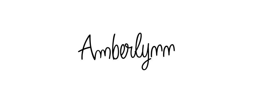 How to make Amberlynn name signature. Use Angelique-Rose-font-FFP style for creating short signs online. This is the latest handwritten sign. Amberlynn signature style 5 images and pictures png
