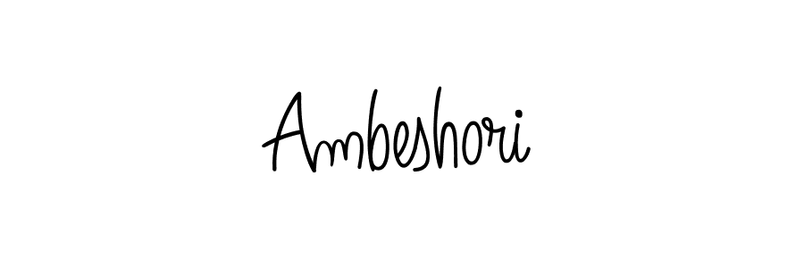 It looks lik you need a new signature style for name Ambeshori. Design unique handwritten (Angelique-Rose-font-FFP) signature with our free signature maker in just a few clicks. Ambeshori signature style 5 images and pictures png