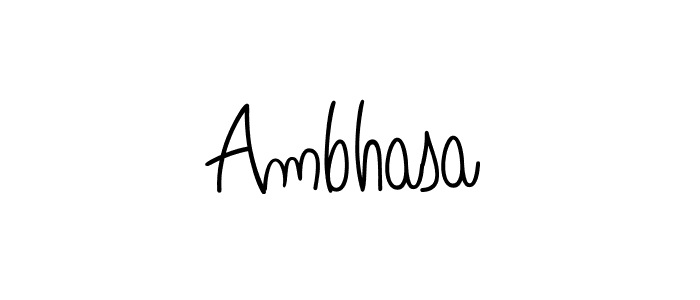 How to Draw Ambhasa signature style? Angelique-Rose-font-FFP is a latest design signature styles for name Ambhasa. Ambhasa signature style 5 images and pictures png
