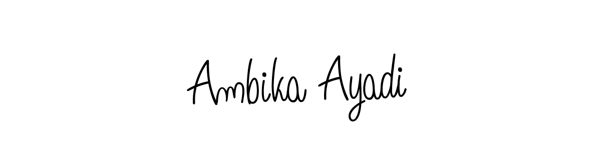 Similarly Angelique-Rose-font-FFP is the best handwritten signature design. Signature creator online .You can use it as an online autograph creator for name Ambika Ayadi. Ambika Ayadi signature style 5 images and pictures png