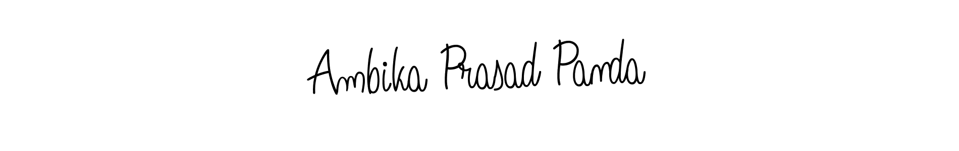 Use a signature maker to create a handwritten signature online. With this signature software, you can design (Angelique-Rose-font-FFP) your own signature for name Ambika Prasad Panda. Ambika Prasad Panda signature style 5 images and pictures png