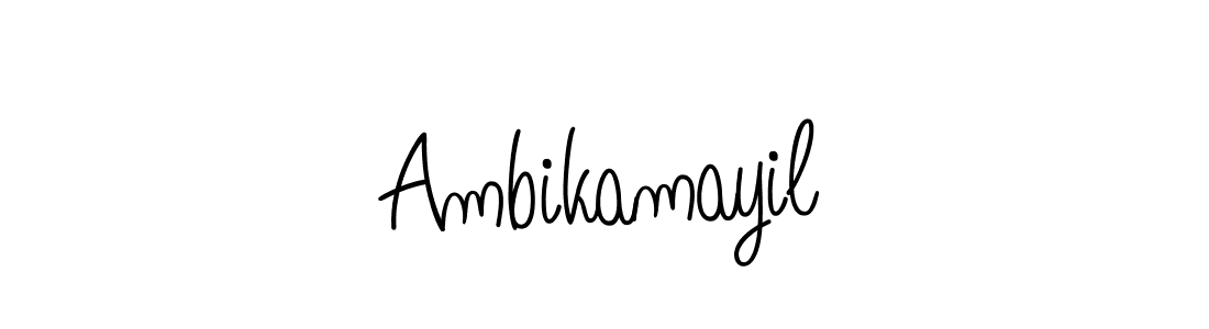 Here are the top 10 professional signature styles for the name Ambikamayil. These are the best autograph styles you can use for your name. Ambikamayil signature style 5 images and pictures png