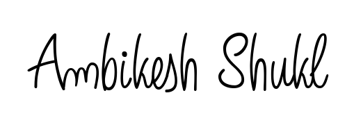 A stylish, flowing autograph style designed for name Ambikesh Shukl using Angelique-Rose-font-FFP typography. Perfect for digital creative projects. Ambikesh Shukl signature style 5 images and pictures png