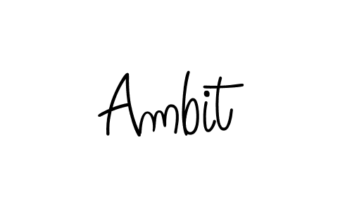 Create a beautiful signature design for name Ambit. With this signature (Angelique-Rose-font-FFP) fonts, you can make a handwritten signature for free. Ambit signature style 5 images and pictures png