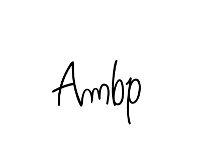 How to make Ambp name signature. Use Angelique-Rose-font-FFP style for creating short signs online. This is the latest handwritten sign. Ambp signature style 5 images and pictures png