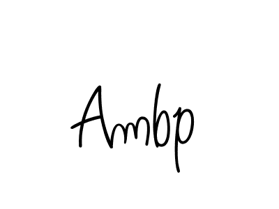 How to make Ambp name signature. Use Angelique-Rose-font-FFP style for creating short signs online. This is the latest handwritten sign. Ambp signature style 5 images and pictures png