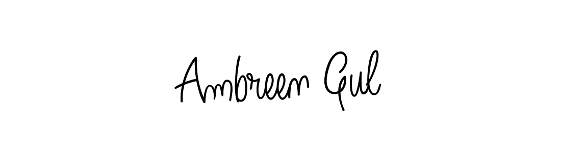 Check out images of Autograph of Ambreen Gul name. Actor Ambreen Gul Signature Style. Angelique-Rose-font-FFP is a professional sign style online. Ambreen Gul signature style 5 images and pictures png