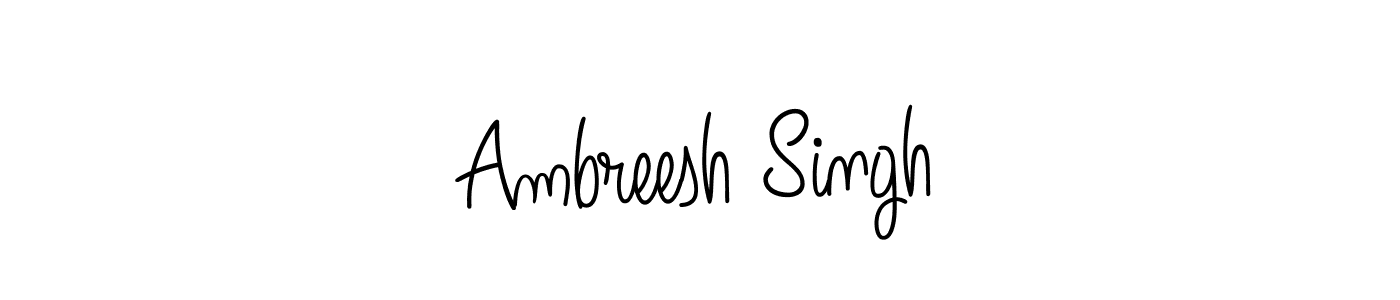 Here are the top 10 professional signature styles for the name Ambreesh Singh. These are the best autograph styles you can use for your name. Ambreesh Singh signature style 5 images and pictures png