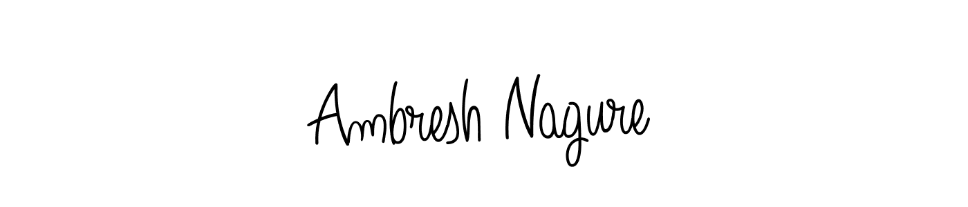 Once you've used our free online signature maker to create your best signature Angelique-Rose-font-FFP style, it's time to enjoy all of the benefits that Ambresh Nagure name signing documents. Ambresh Nagure signature style 5 images and pictures png