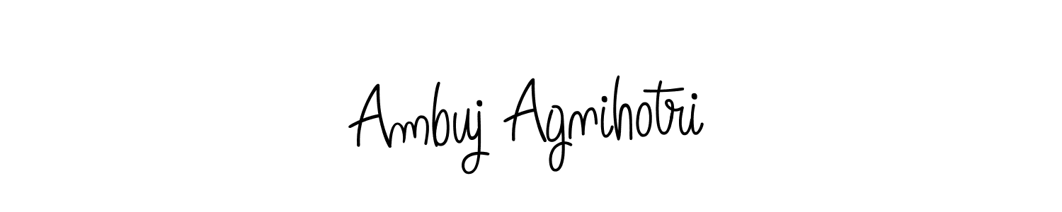 Make a short Ambuj Agnihotri signature style. Manage your documents anywhere anytime using Angelique-Rose-font-FFP. Create and add eSignatures, submit forms, share and send files easily. Ambuj Agnihotri signature style 5 images and pictures png
