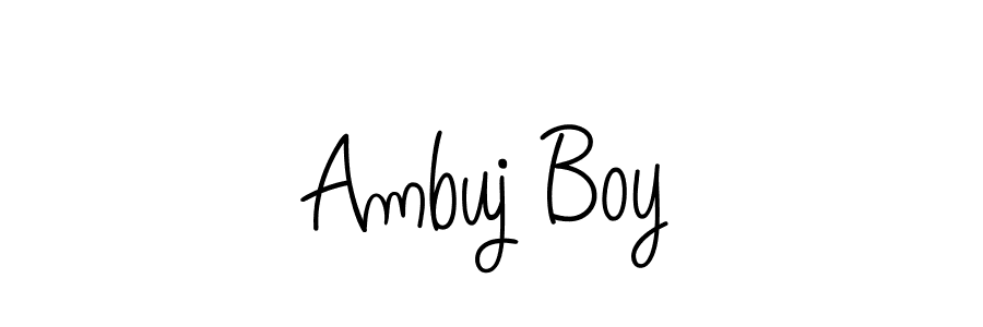 Make a short Ambuj Boy signature style. Manage your documents anywhere anytime using Angelique-Rose-font-FFP. Create and add eSignatures, submit forms, share and send files easily. Ambuj Boy signature style 5 images and pictures png