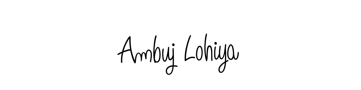 This is the best signature style for the Ambuj Lohiya name. Also you like these signature font (Angelique-Rose-font-FFP). Mix name signature. Ambuj Lohiya signature style 5 images and pictures png