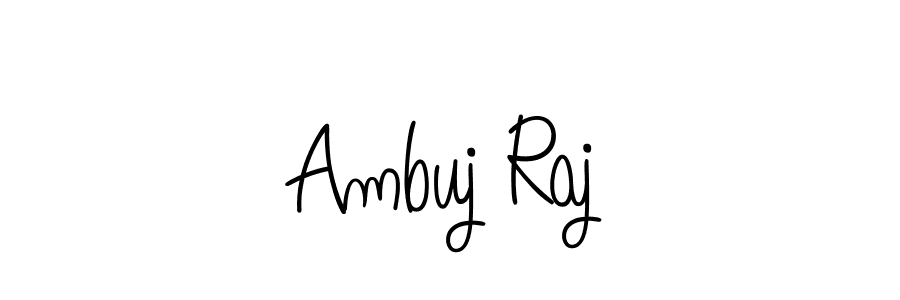How to Draw Ambuj Raj signature style? Angelique-Rose-font-FFP is a latest design signature styles for name Ambuj Raj. Ambuj Raj signature style 5 images and pictures png