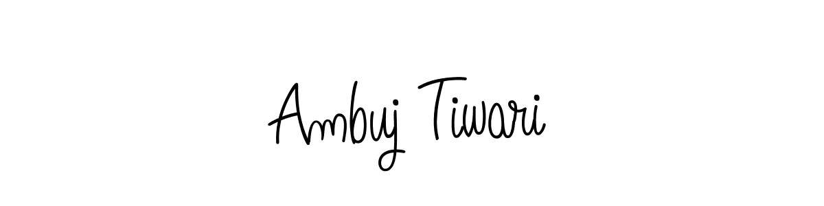 Make a beautiful signature design for name Ambuj Tiwari. Use this online signature maker to create a handwritten signature for free. Ambuj Tiwari signature style 5 images and pictures png