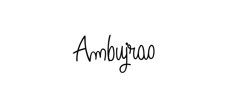 Here are the top 10 professional signature styles for the name Ambujrao. These are the best autograph styles you can use for your name. Ambujrao signature style 5 images and pictures png