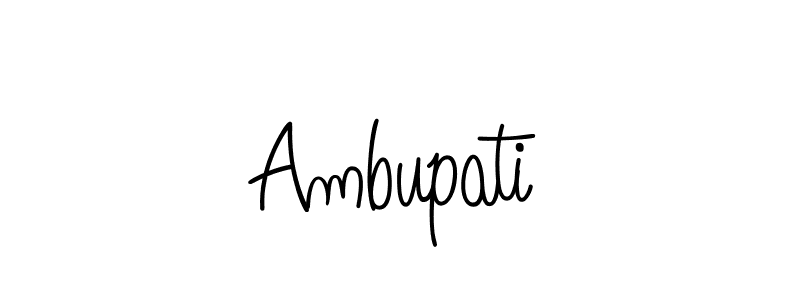 How to Draw Ambupati signature style? Angelique-Rose-font-FFP is a latest design signature styles for name Ambupati. Ambupati signature style 5 images and pictures png