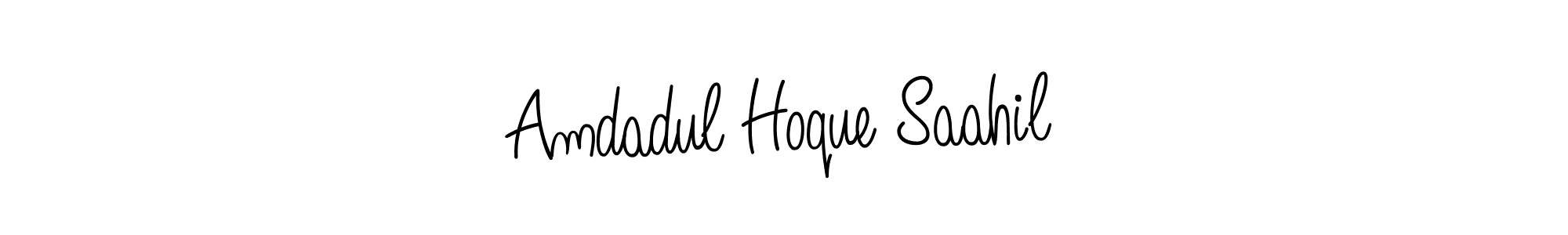 Make a short Amdadul Hoque Saahil signature style. Manage your documents anywhere anytime using Angelique-Rose-font-FFP. Create and add eSignatures, submit forms, share and send files easily. Amdadul Hoque Saahil signature style 5 images and pictures png