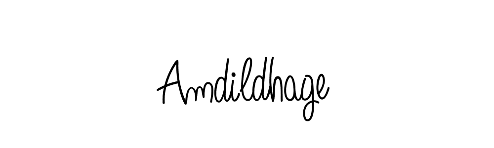 Make a beautiful signature design for name Amdildhage. Use this online signature maker to create a handwritten signature for free. Amdildhage signature style 5 images and pictures png