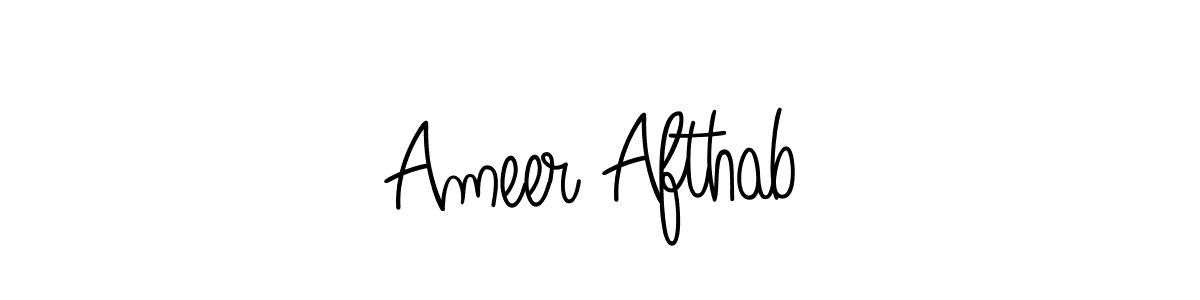 if you are searching for the best signature style for your name Ameer Afthab. so please give up your signature search. here we have designed multiple signature styles  using Angelique-Rose-font-FFP. Ameer Afthab signature style 5 images and pictures png