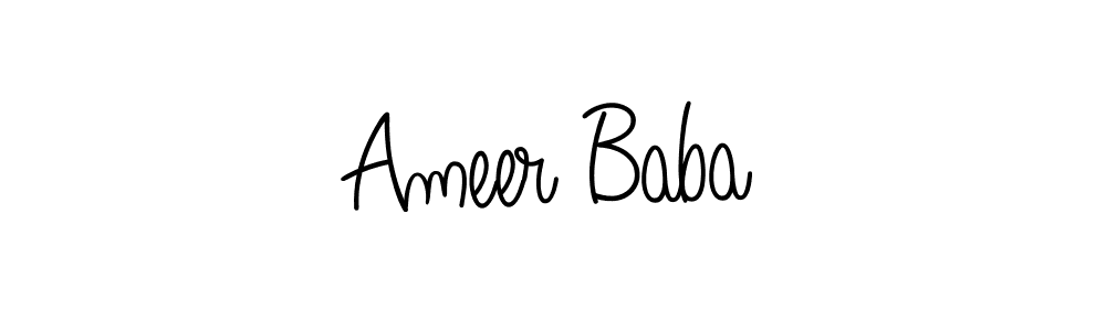 It looks lik you need a new signature style for name Ameer Baba. Design unique handwritten (Angelique-Rose-font-FFP) signature with our free signature maker in just a few clicks. Ameer Baba signature style 5 images and pictures png