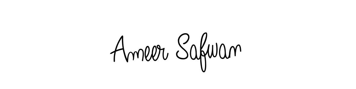 You can use this online signature creator to create a handwritten signature for the name Ameer Safwan. This is the best online autograph maker. Ameer Safwan signature style 5 images and pictures png