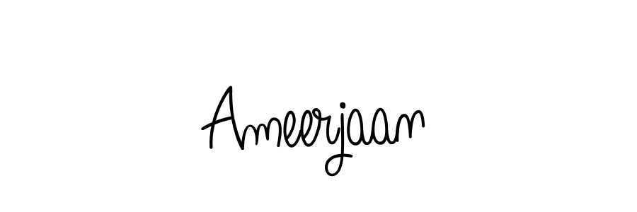 It looks lik you need a new signature style for name Ameerjaan. Design unique handwritten (Angelique-Rose-font-FFP) signature with our free signature maker in just a few clicks. Ameerjaan signature style 5 images and pictures png