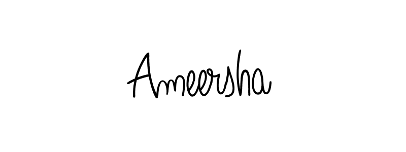 Also we have Ameersha name is the best signature style. Create professional handwritten signature collection using Angelique-Rose-font-FFP autograph style. Ameersha signature style 5 images and pictures png
