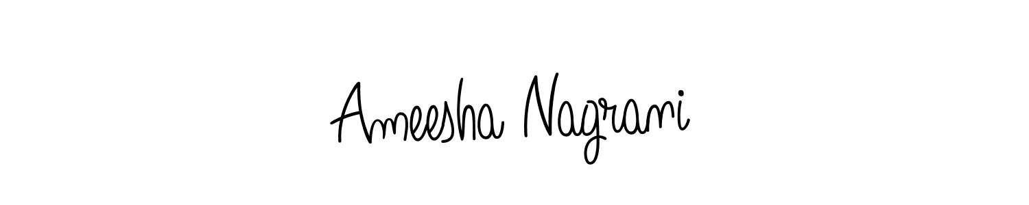 Once you've used our free online signature maker to create your best signature Angelique-Rose-font-FFP style, it's time to enjoy all of the benefits that Ameesha Nagrani name signing documents. Ameesha Nagrani signature style 5 images and pictures png