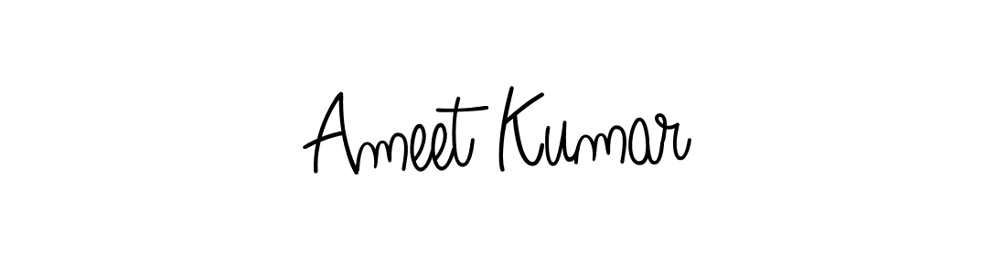 Best and Professional Signature Style for Ameet Kumar. Angelique-Rose-font-FFP Best Signature Style Collection. Ameet Kumar signature style 5 images and pictures png