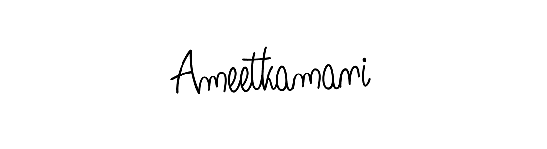 You can use this online signature creator to create a handwritten signature for the name Ameetkamani. This is the best online autograph maker. Ameetkamani signature style 5 images and pictures png