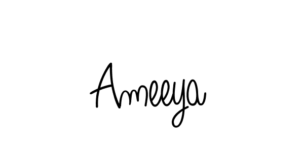 You should practise on your own different ways (Angelique-Rose-font-FFP) to write your name (Ameeya) in signature. don't let someone else do it for you. Ameeya signature style 5 images and pictures png