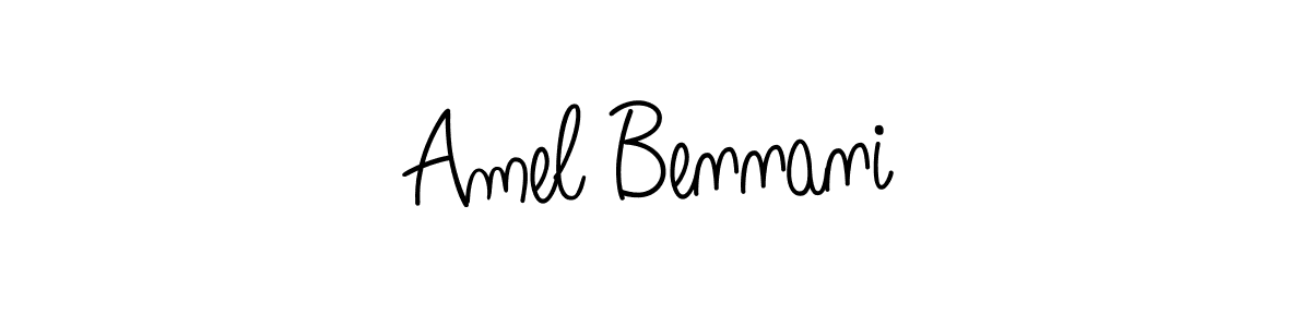 Create a beautiful signature design for name Amel Bennani. With this signature (Angelique-Rose-font-FFP) fonts, you can make a handwritten signature for free. Amel Bennani signature style 5 images and pictures png