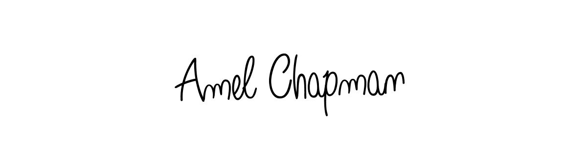 Amel Chapman stylish signature style. Best Handwritten Sign (Angelique-Rose-font-FFP) for my name. Handwritten Signature Collection Ideas for my name Amel Chapman. Amel Chapman signature style 5 images and pictures png