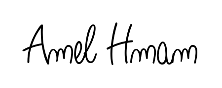 A modern signature idea for name Amel Hmam using Angelique-Rose-font-FFP font. Clean strokes and elegant curves make it stand out instantly. Amel Hmam signature style 5 images and pictures png