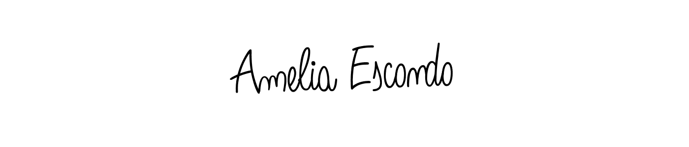 if you are searching for the best signature style for your name Amelia Escondo. so please give up your signature search. here we have designed multiple signature styles  using Angelique-Rose-font-FFP. Amelia Escondo signature style 5 images and pictures png