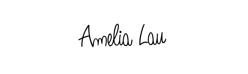 The best way (Angelique-Rose-font-FFP) to make a short signature is to pick only two or three words in your name. The name Amelia Lau include a total of six letters. For converting this name. Amelia Lau signature style 5 images and pictures png