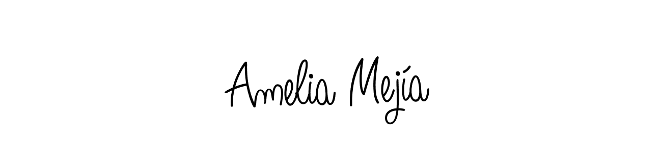 if you are searching for the best signature style for your name Amelia Mejía. so please give up your signature search. here we have designed multiple signature styles  using Angelique-Rose-font-FFP. Amelia Mejía signature style 5 images and pictures png