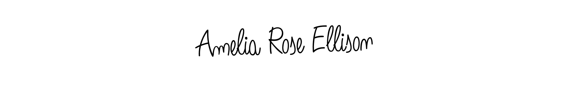 Also we have Amelia Rose Ellison name is the best signature style. Create professional handwritten signature collection using Angelique-Rose-font-FFP autograph style. Amelia Rose Ellison signature style 5 images and pictures png