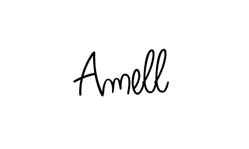 How to make Amell signature? Angelique-Rose-font-FFP is a professional autograph style. Create handwritten signature for Amell name. Amell signature style 5 images and pictures png