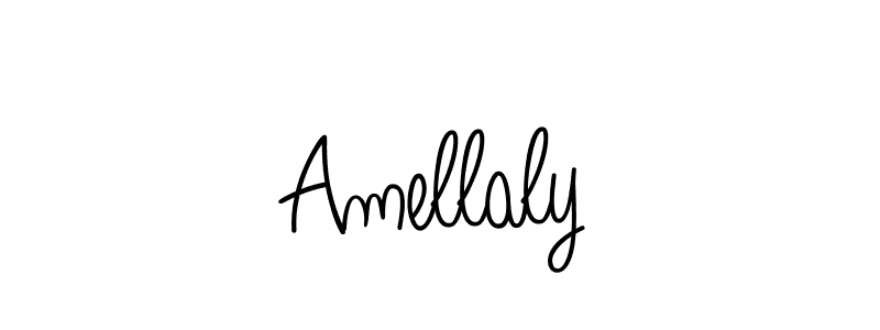 Create a beautiful signature design for name Amellaly. With this signature (Angelique-Rose-font-FFP) fonts, you can make a handwritten signature for free. Amellaly signature style 5 images and pictures png